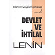 Devlet ve İhtilal Vladimir İlyiç Lenin Bilim ve Sosyalizm Yayınları