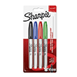 Sharpie Fine Permanent 4`l Standart Renk Markr S0811010