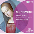 Monteverdi Vespers Of 1610 2 Cd Paul McCreesh