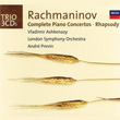Rachmaninov Piano Concertos Complete Rhapsody Vladimir Ashkenazy