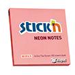 Neon Pembe 100 Yaprak Yapışkanlı Not Kağıdı 76x76 (21166) Gıpta
