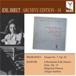 Archive Edition 14 Prokofiev Bartok idil Biret