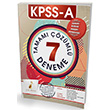 KPSS A Grubu Tamamı Çözümlü 7 Deneme Pelikan Yayınevi