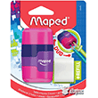 Maped Connect Renkli Çift Delikli Silgili Kalemtraş 049220