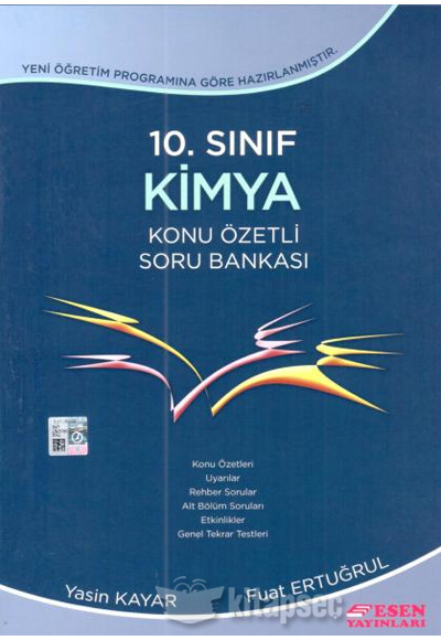 10. Sınıf Kimya Konu Özetli Soru Bankası Esen Yayınları