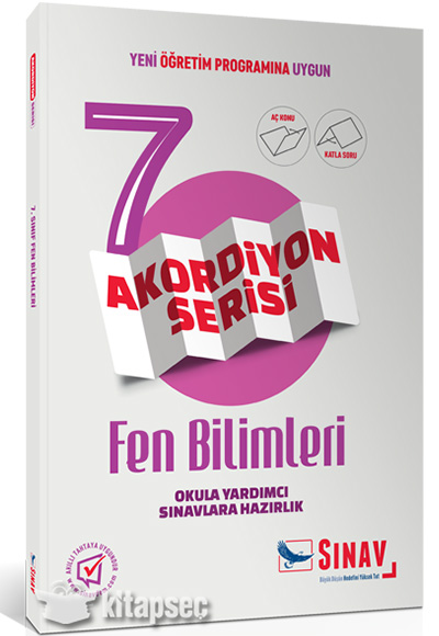 7. Sınıf Akordiyon Serisi Fen Bilimleri Aç Konu Katla Soru Sınav Dergisi Yayınları