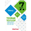 7. Sınıf Türkçe Tekrar Testleri Blok Test Yayınları