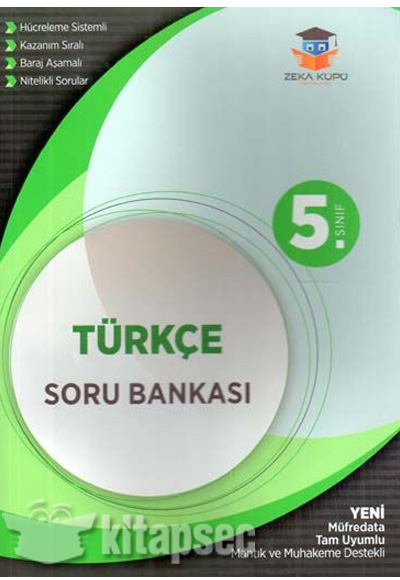 5. Sınıf Türkçe Soru Bankası Zeka Küpü Yayınları