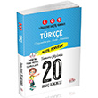 LGS Türkçe 20 li Deneme Sınavı Editör Yayınevi