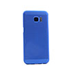 Delikli Samsung S7 Edge Lght Blue Rubber Kapak Zore