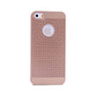 Delikli Iphone 5 Gold Rubber Kapak Zore