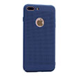 Delikli Iphone7 Plus Blue Rubber Kapak Zore