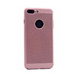 Delikli Iphone 8 Rose Gold Rubber Kapak Zore