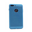 Delikli Iphone 8 Plus Blue Rubber Kapak Zore