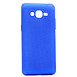 Delikli Samsung J2 Prme Blue Rubber Kapak Zore