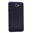 Delikli Samsung J5 Prme Dark Blue Rubber Kapak Zore