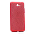 Delikli General Mobile 6 Red Rubber Kapak Zore
