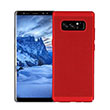 Delikli Note 8 Red Rubber Kapak Zore