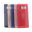 Delikli Note 8 Silver Rubber Kapak Zore