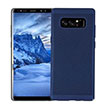 Delikli Note 8 Dark Blue Rubber Kapak Zore