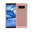 Delikli Note 8 Rose Gold Rubber Kapak Zore