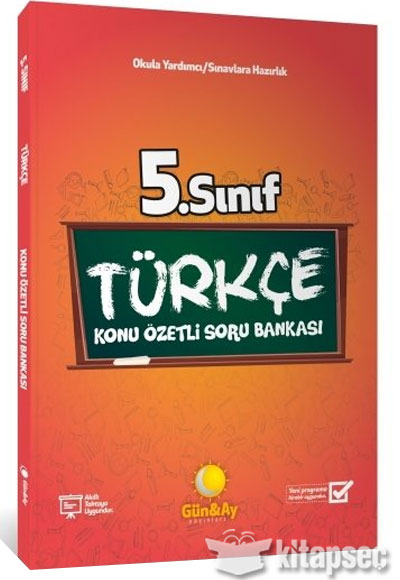 5. Sınıf Türkçe Konu Özetli Soru Bankası Günay Yayınları