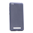Delikli Xiaomi Redmi 4A Dark Grey Rubber Kapak Zore