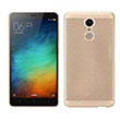 Delikli Xiaomi Redmi Note 4X Gold Rubber Kapak Zore