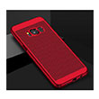 Delikli Samsung S8 Red Rubber Kapak Zore