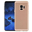 Delikli Samsung S9 Plus Gold Rubber Kapak Zore