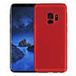 Delikli Samsung S9 Plus Red Rubber Kapak Zore