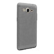 Delikli Samsung J7 Silver Rubber Kapak Zore