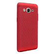 Delikli Samsung J7 Red Rubber Kapak Zore