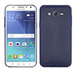 Delikli Samsung J7 Dark Blue Rubber Kapak Zore