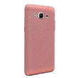 Delikli Samsung J7 Rose Gold Rubber Kapak Zore