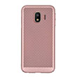 Delikli Samsung J4 Rose Gold Rubber Kapak Zore