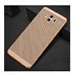 Delikli Samsung J7 Duo Gold  Rubber Kapak Zore