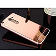 Aynal LG Bumper G3 Rose Gold Sert Kapak Zore