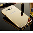 Aynal Samsung Bumper J2 Gold Sert Kapak Zore