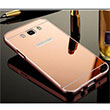 Aynal Samsung Bumper J2 Rose Gold Sert Kapak Zore