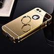Aynal Bumper  Iphone 6S Gold Sert Kapak Zore