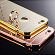 Aynal Bumper Iphone 6S Plus Gold Sert Kapak Zore