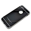 Aynal Bumper Iphone 6S Plus Black Sert Kapak Zore