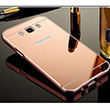 Aynal Samsung Bumper J2 Prime Rose Gold Sert Kapak Zore