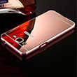 Aynal Samsung Bumper J7 Prime Rose Gold Sert Kapak Zore