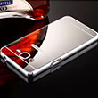 Aynal Samsung Bumper J7 Silver Sert Kapak Zore