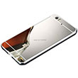 Aynalı Bumper Xiaomi Mi 5S Silver Sert Kapak Zore