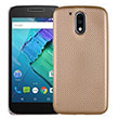 Izore Lenovo Moto G4 Plus Gold Silikon Kapak Zore