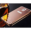 Aynal Bumper Samsung Note 3 Rose Gold Sert Kapak Zore