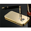 Aynal Bumper Samsung Note 5 Gold Sert Kapak Zore